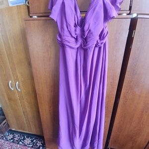 Purple Light Airy Pretty Maids Dress Size 30